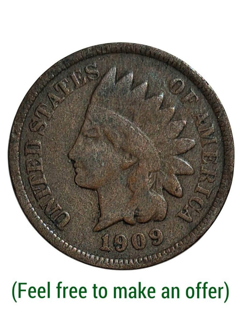 1909 INDIAN HEAD PENNY